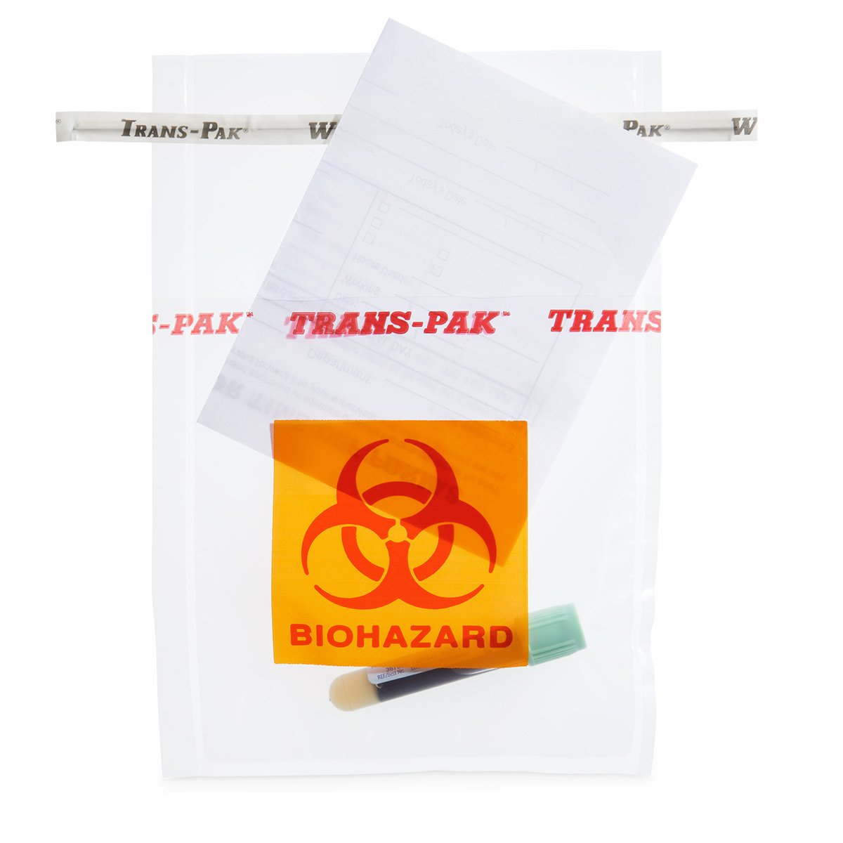 美国NASCO Whirl-Pak Trans-Pak带生物危害标记非灭菌取样袋