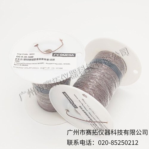 GG-K-36-SLE-25/50/100/200/500/1000美国OMEGA热电偶线K型
