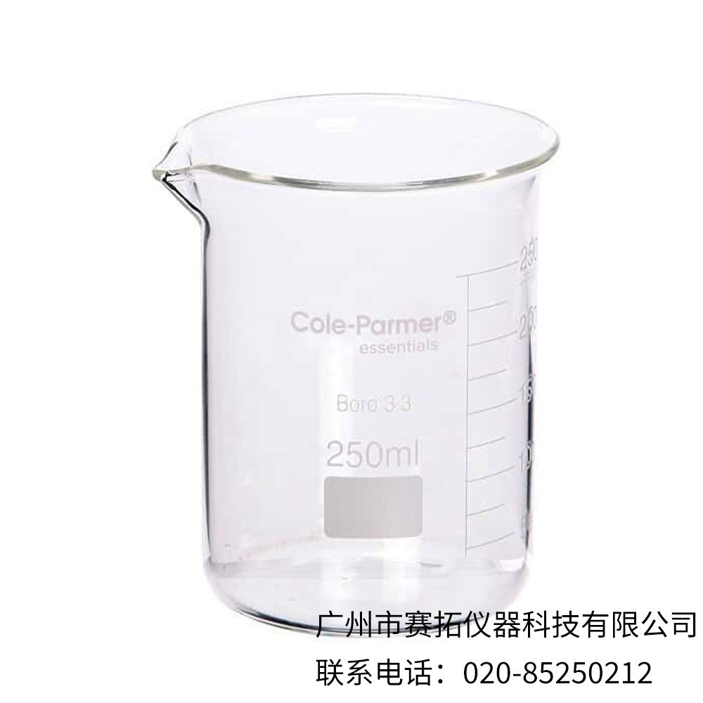 美国Cole-Parmer Griffin低型刻度玻璃烧杯34502-37