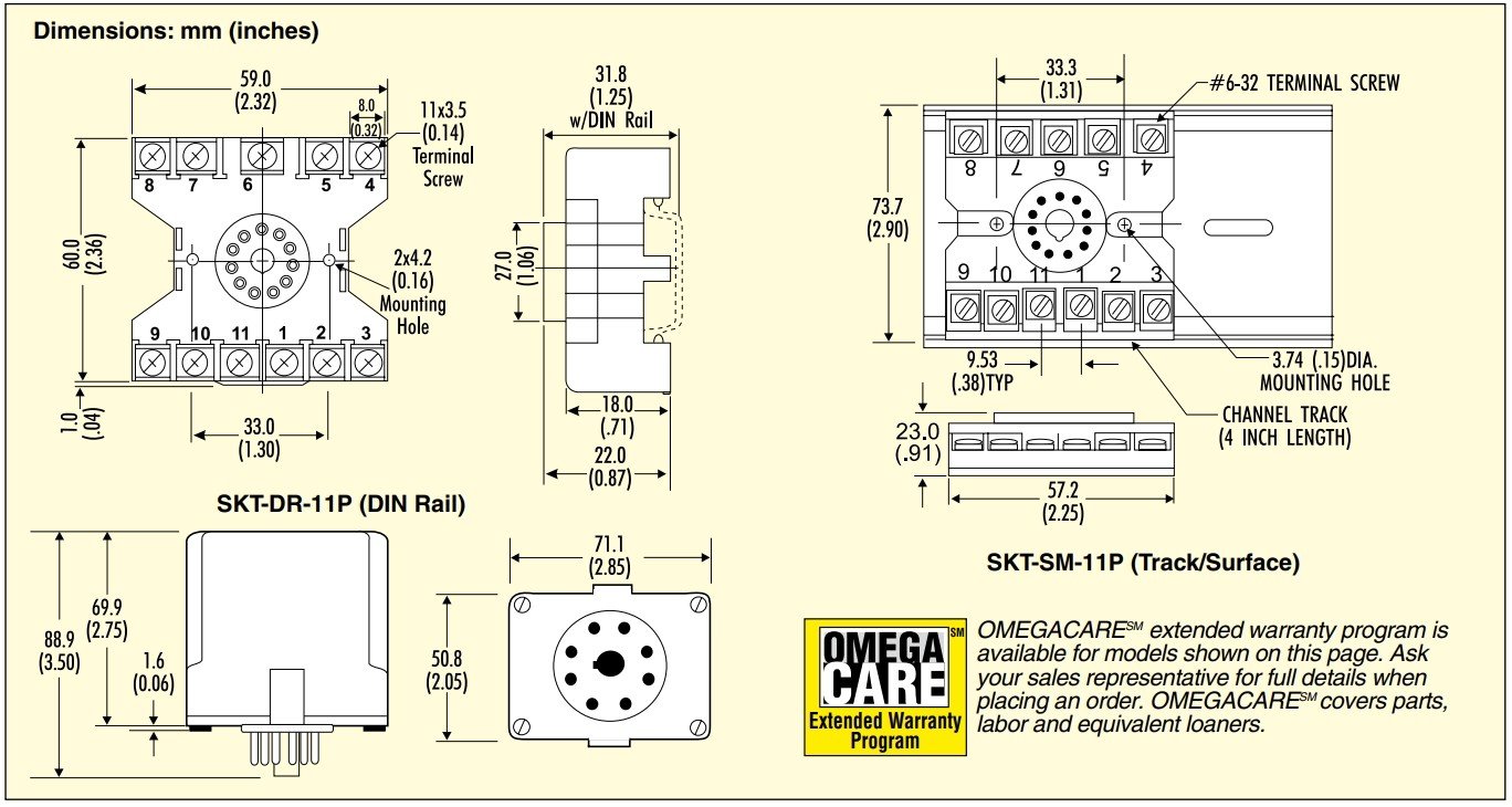 美国OMEGA直流输入字段可配置的限位警报