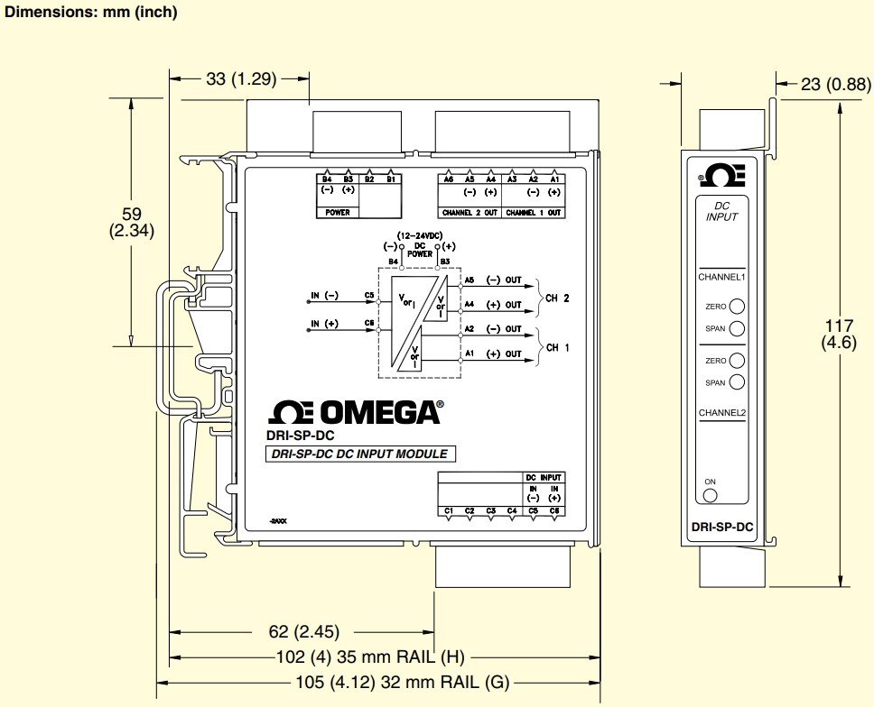 美国OMEGA DIN导轨信号分配器
