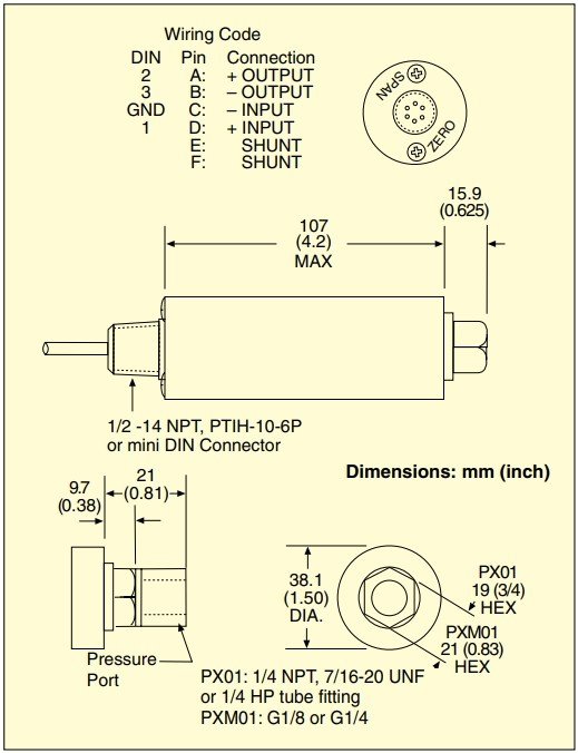 美国OMEGA高精度压力传感器