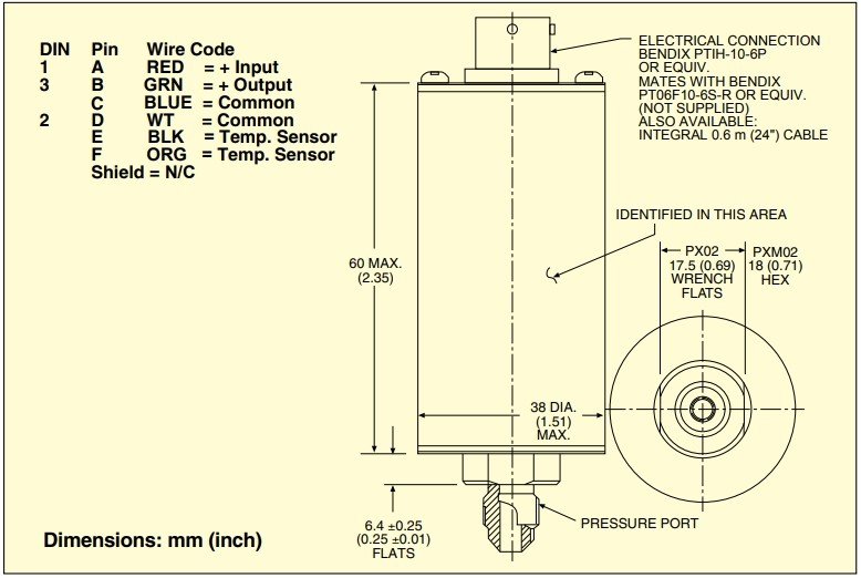 美国OMEGA扩散半导体压力传感器
