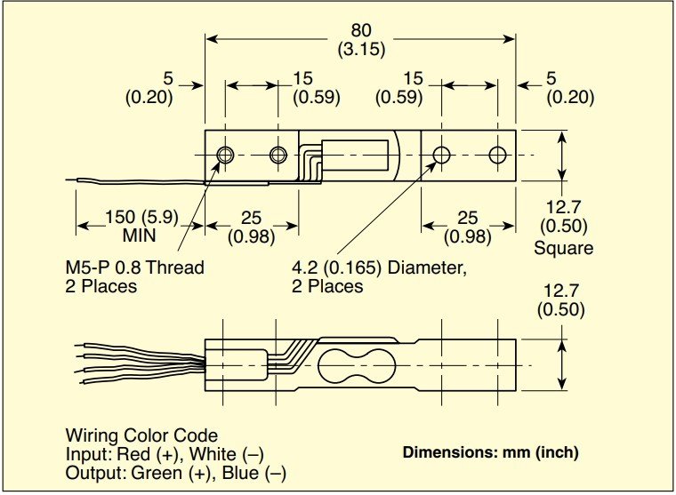 美国OMEGA经济型弯梁称重传感器