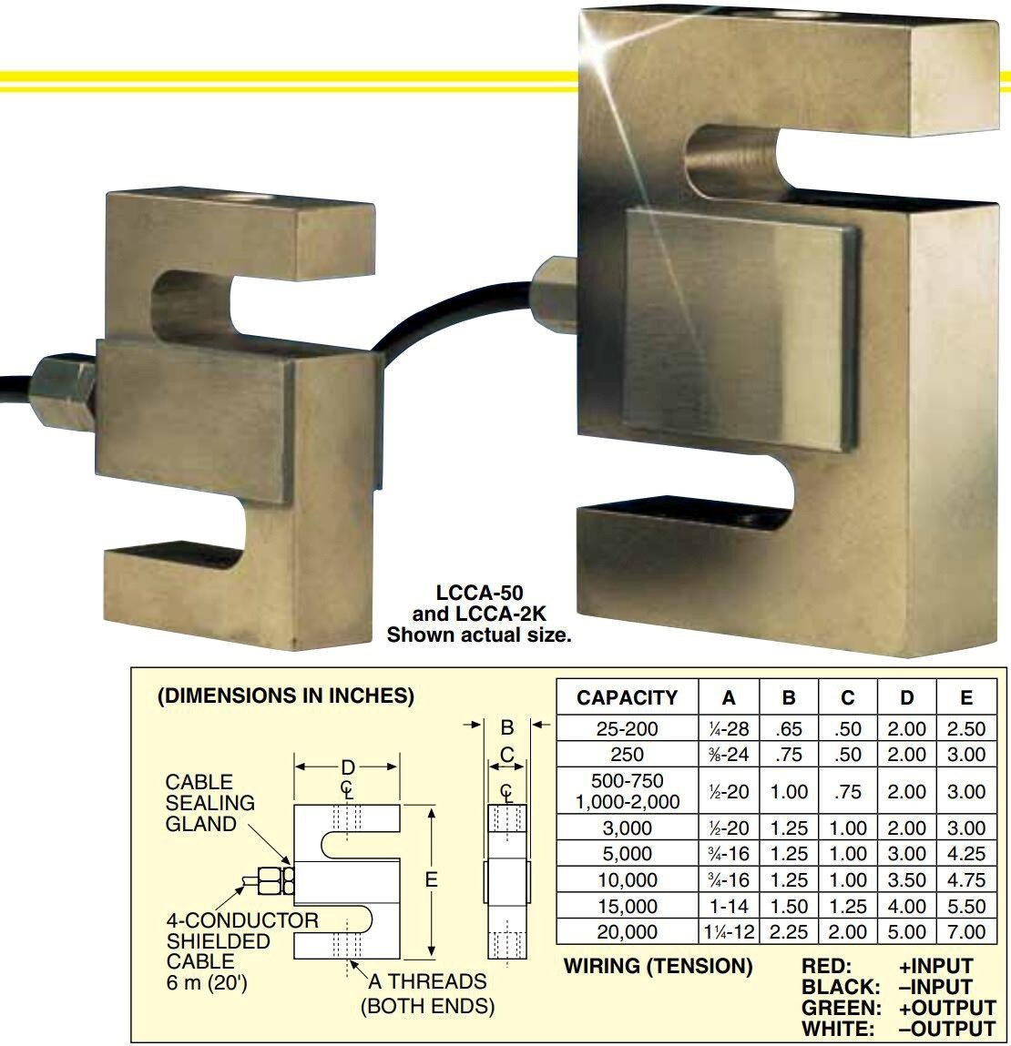 美国OMEGA高精度S梁称重传感器