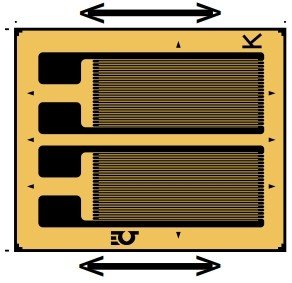 美国OMEGA用于弯曲应用的应变片双栅