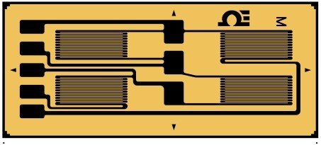 美国OMEGA双弯梁的全桥应变片传感器