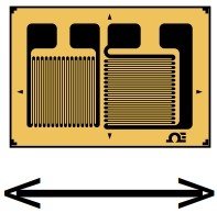 美国OMEGA双元件双轴三通应变花传感器