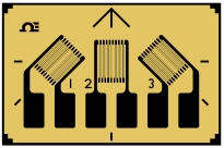 美国OMEGA 45º 3元件应变片