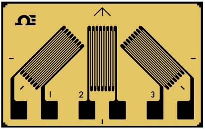 美国OMEGA 45º 3元件应变片