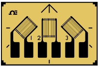 美国OMEGA 45º 3元件应变片