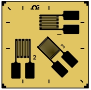 3元件箔式应变片