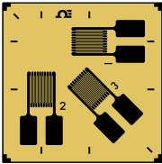 3元件箔式应变片