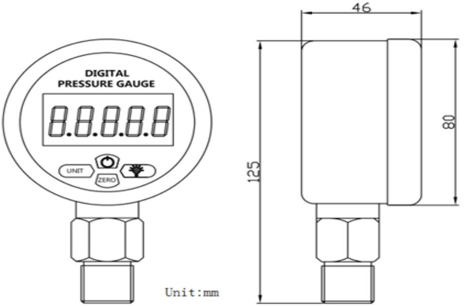 美国OMEGA数显压力表