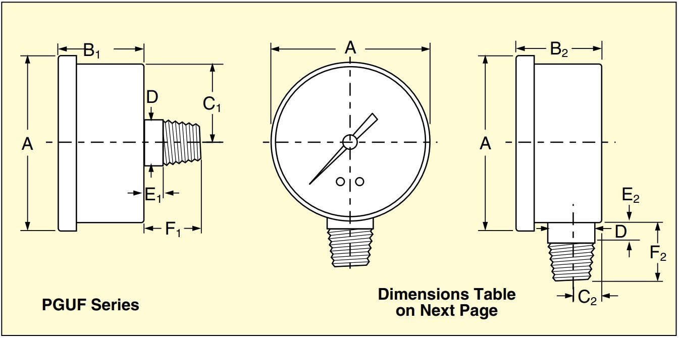 美国OMEGA充液通用压力表