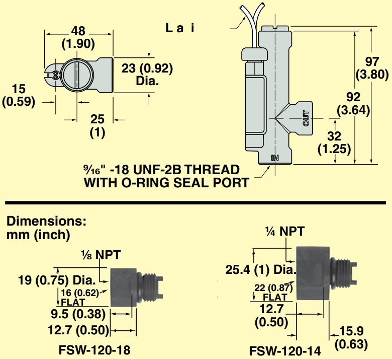美国OMEGA微型塑料流量开关