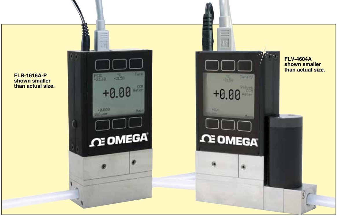 美国OMEGA适用于低流量的水流量计和控制器