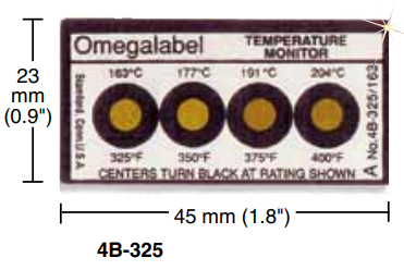 美国OMEGA不可逆温度监测标签