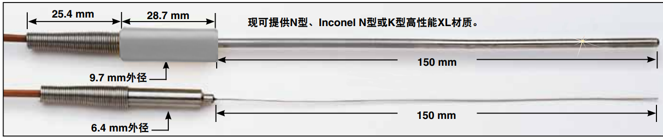 美国omega过渡连接型探头