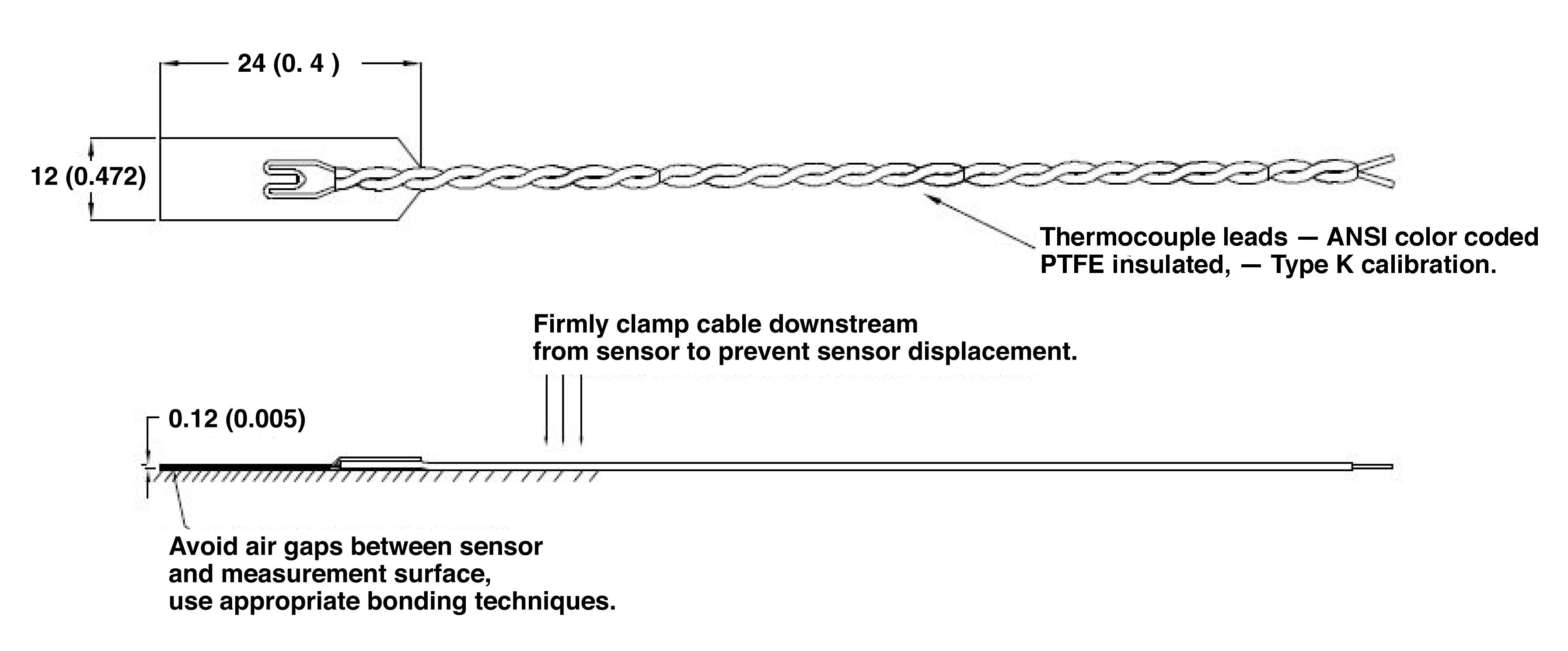 美国OMEGA表面自粘热电偶