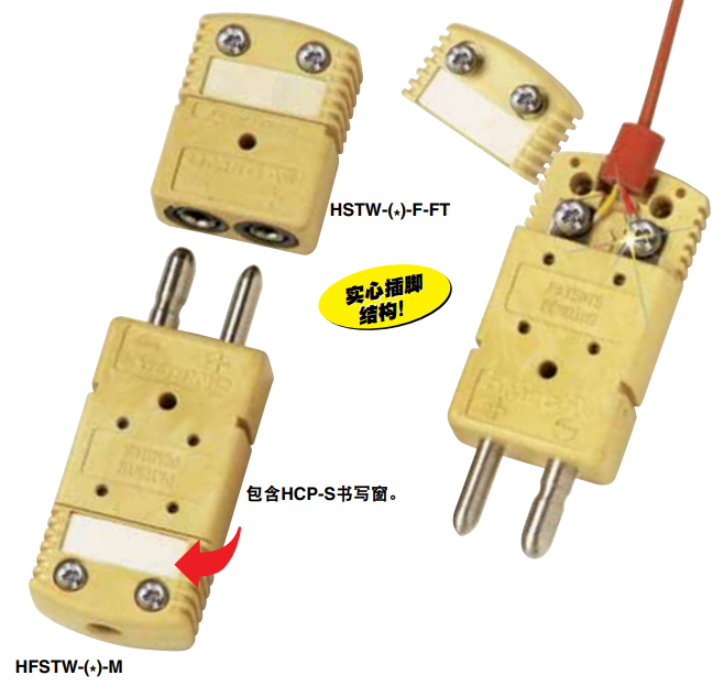 美国OMEGA铁氧体磁芯热电偶插头插座