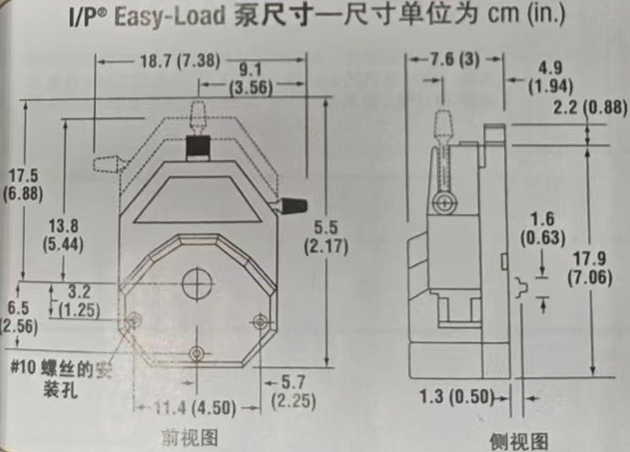 美国Masterflex I/P Easy-Load泵头