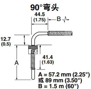 美国OMEGA经济型卡口式热电偶BT系列
