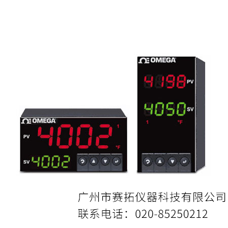 美国OMEGA ⅛DIN双显示屏温度、过程和应变PID控制器CNi8D系列