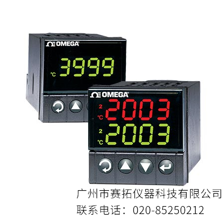 美国OMEGA 1/16 DIN温度,过程,应变PID控制器CNi16系列