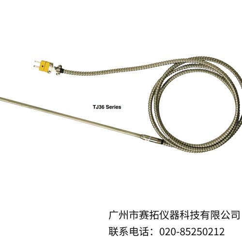美国OMEGA铠装热电偶TJ36和TJ48系列带BX或SB