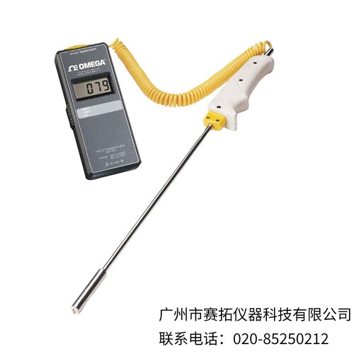 美国OMEGA表面探头,带伸缩电缆和微型连接器端接HPS-HT系列