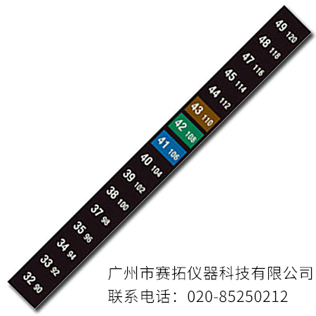 美国OMEGA可逆型温度标签，多温度液晶带RLC-60系列