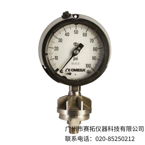 美国OMEGA带隔膜密封的压力表PGR系列