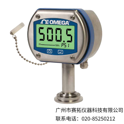 美国OMEGA卫生清洁现场数字压力表DPG409S系列