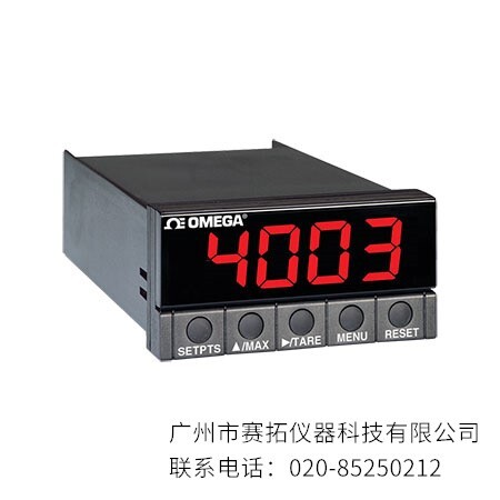 美国OMEGA ⅛ DIN应变、过程和温度表显示屏DP25B系列