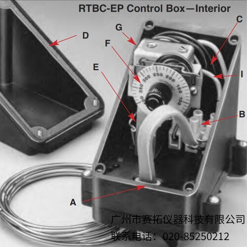 美国OMEGA加热电缆用管壁感应灯泡和毛细管温控器RTBC-EP
