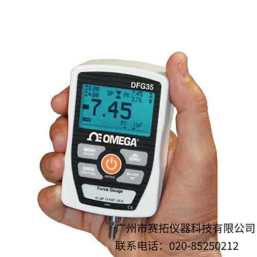 美国OMEGA带USB输出的数字测力计DFG35系列
