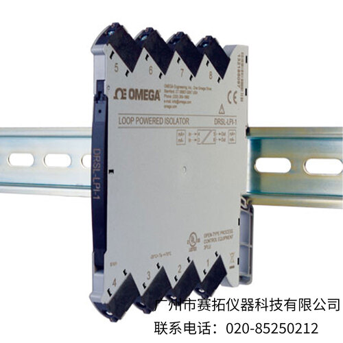 美国OMEGA DIN导轨输入回路供电隔离器DRSL-LPI系列
