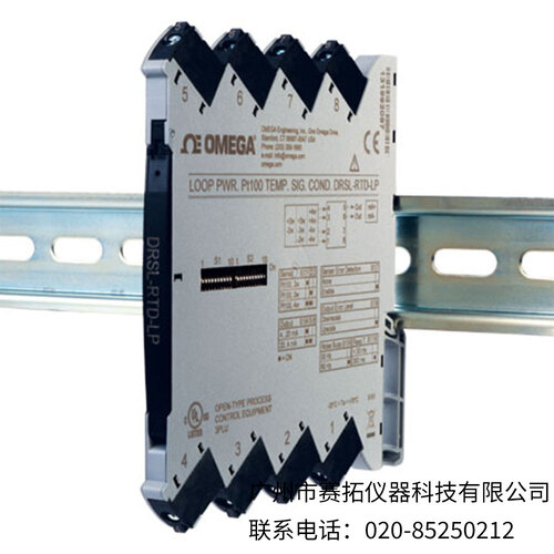 美国OMEGA RTD输入非隔离DIN导轨环路供电信号调节器DRSL-RTD-LP
