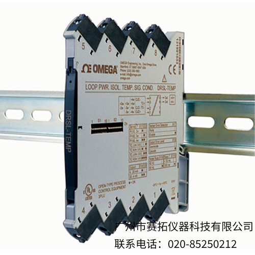 美国OMEGA隔离式DIN导轨回路供电温度信号调节器DRSL-TEMP