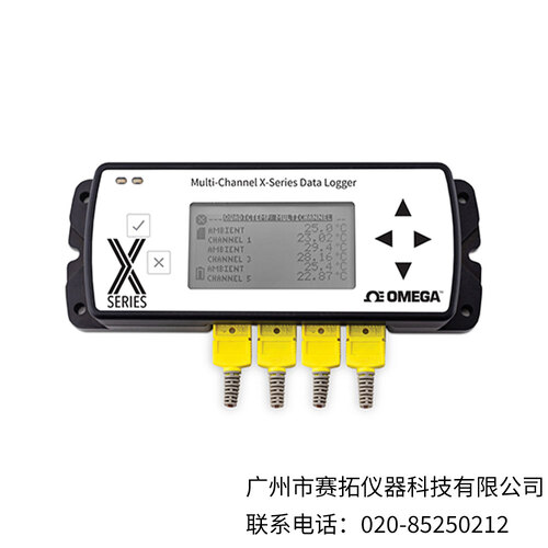 美国OMEGA多通道热电偶数据记录器OM-CP-QUADTCTEMP2000-A2