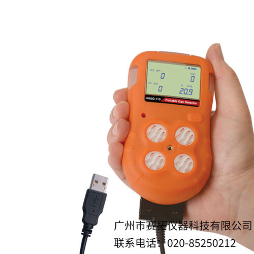 美国OMEGA手持CH4,CO,O2,H2S浓度计HHAQ-110