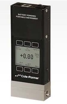 Cole-Parmer 气体质量流量计, 质量, 差压, 用于气体